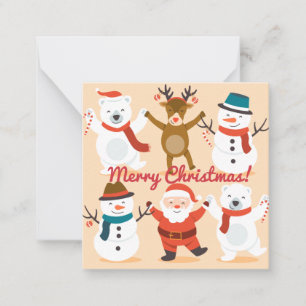 Tarjeta Pequeña Feliz Navidad