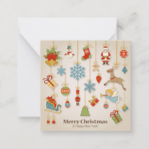 Tarjeta Pequeña Feliz Navidad