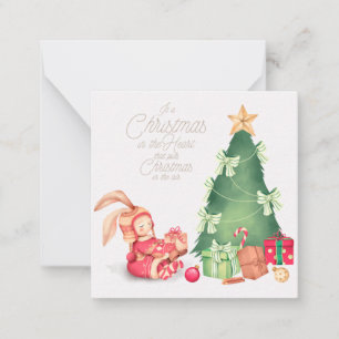 Tarjeta Pequeña Feliz Navidad