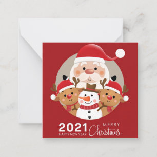 Tarjeta Pequeña Feliz Navidad