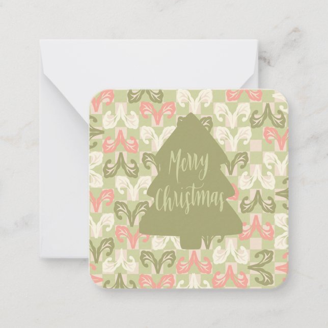 Tarjeta Pequeña Feliz Navidad: (Anverso)