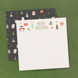 Tarjeta Pequeña Feliz Navidad adorable
