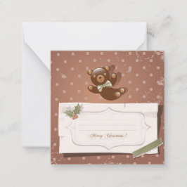 Tarjeta Pequeña Feliz Navidad/Felices Fiestas