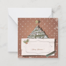 Tarjeta Pequeña Feliz Navidad/Felices Fiestas