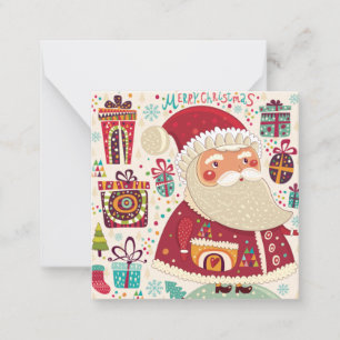 Tarjeta Pequeña Feliz Navidad/Felices Fiestas