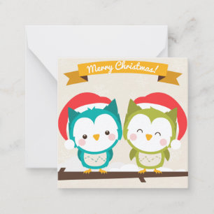 Tarjeta Pequeña Feliz Navidad/Feliz Año Nuevo