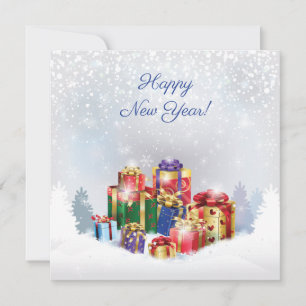 Tarjeta Pequeña ¡Feliz Navidad y Feliz Año Nuevo! 20XX XMAS
