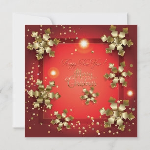 Tarjeta Pequeña ¡Feliz Navidad y Feliz Año Nuevo! XMAS 2026