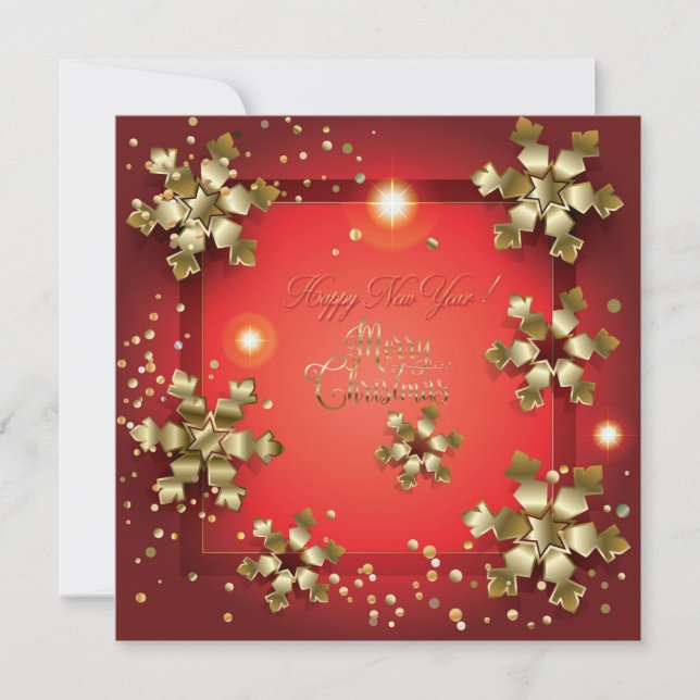 Tarjeta Pequeña ¡Feliz Navidad y Feliz Año Nuevo! XMAS 2026 (Anverso)