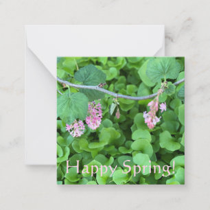 Tarjeta Pequeña ¡Feliz primavera!