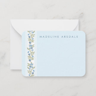 Tarjeta Pequeña Feminine Personal Stationary Note Card