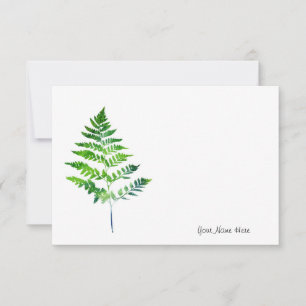 Tarjeta Pequeña Fern Leaves