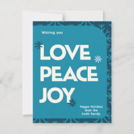 Tarjeta Pequeña Festividad de los Navidades del marco de imagen de