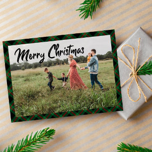 Tarjeta Pequeña Festividad fotográfica de la marina navideña con e