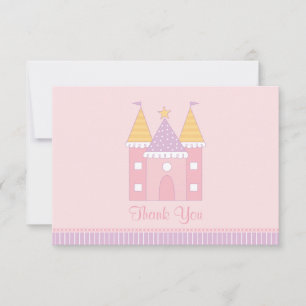 Tarjeta Pequeña Fiesta de cumpleaños de las chicas del Castillo de