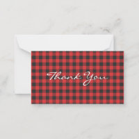 Fiesta de Plaid Rustic Lumberjack Rojo Búfalo