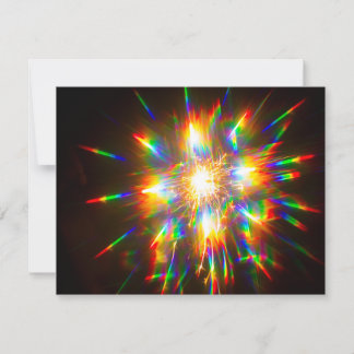 Tarjeta Pequeña Firework Through 3D Glasses 1