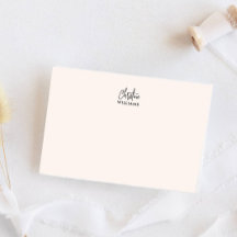 Firma Monograma Guión manuscrito Rubor rosa