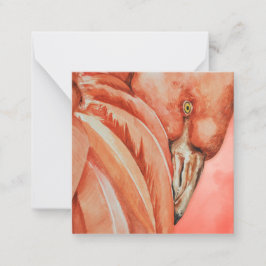 Tarjeta Pequeña Flamingo