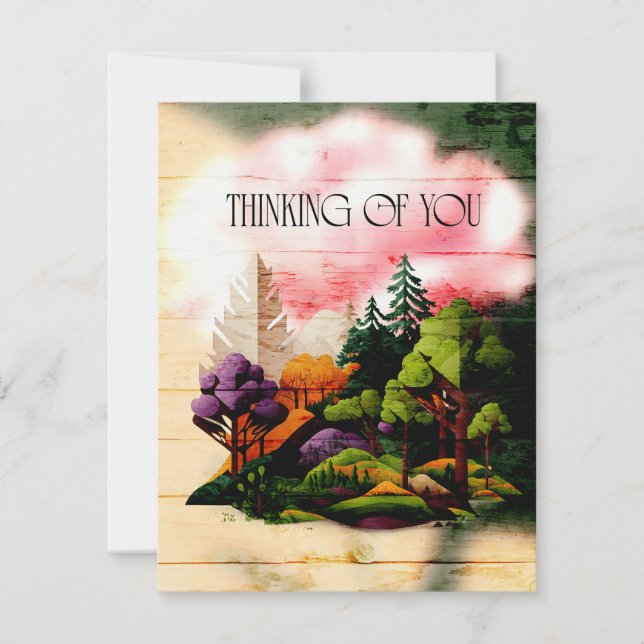 Tarjeta Pequeña Flat Note Card (Anverso)