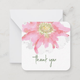 Tarjeta Pequeña Flor acuarela pintada a mano   Personalizado Graci
