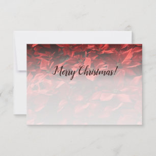 Tarjeta Pequeña Flor de Navidad Foto personalizada Felicitaciones