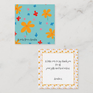 Tarjeta Pequeña Flor personalizada