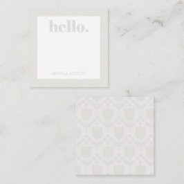 Tarjeta Pequeña Flor personalizada retro