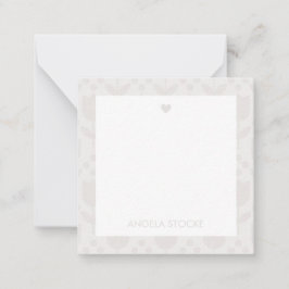 Tarjeta Pequeña Flor personalizada retro