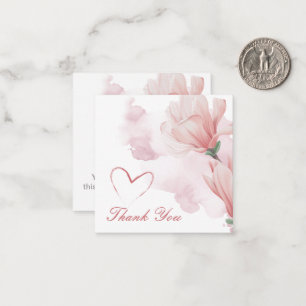 Tarjeta Pequeña Floral acuática moderna