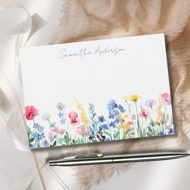 Tarjeta Pequeña Floral silvestre personalizada (Subido por el creador)