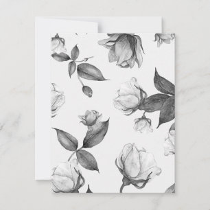 Tarjeta Pequeña Flores acuáticas 12