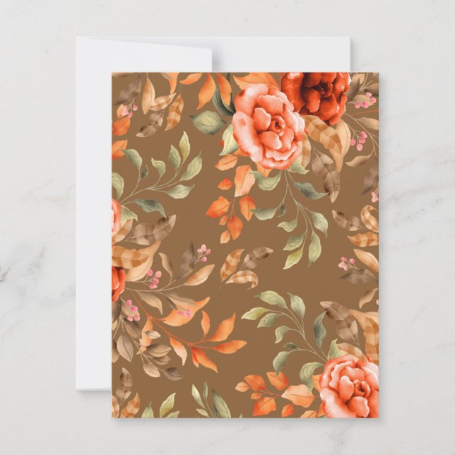 Tarjeta Pequeña Flores acuáticas 2 (Anverso)