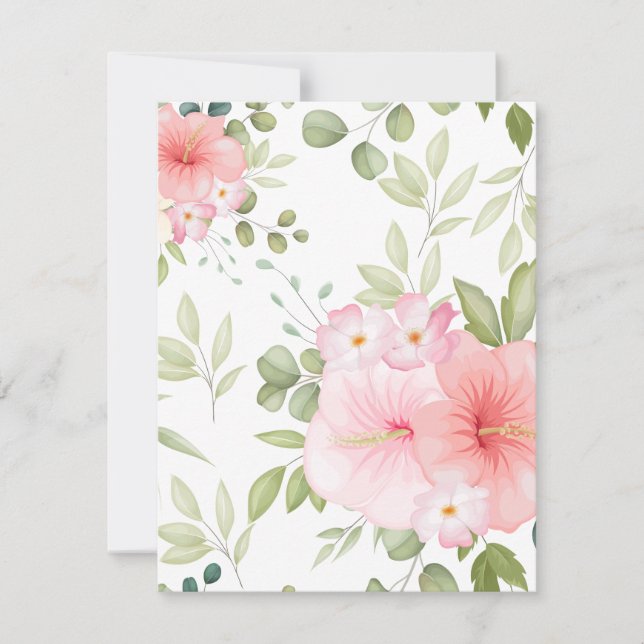 Tarjeta Pequeña Flores acuáticas 20 (Anverso)