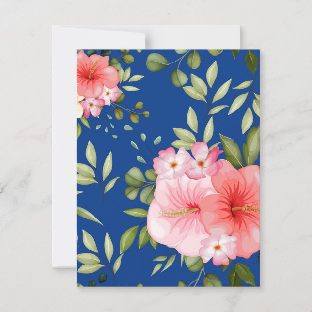 Tarjeta Pequeña Flores acuáticas 21 (Anverso)
