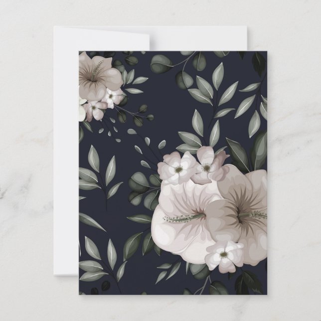 Tarjeta Pequeña Flores acuáticas 22 (Anverso)