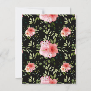 Tarjeta Pequeña Flores acuáticas 25