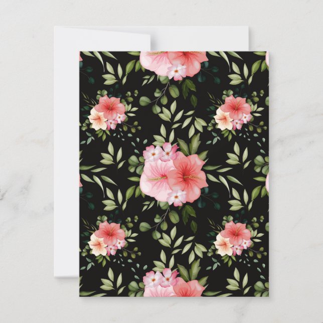 Tarjeta Pequeña Flores acuáticas 25 (Anverso)