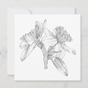 Tarjeta Pequeña Flores de aderezo adornan el ramo.