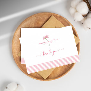 Tarjeta Pequeña Flores De Pea Dulce Elegantes - Gracias Personaliz