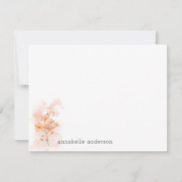 Tarjeta Pequeña Flores Rústicas de color amarillo salvaje salpican