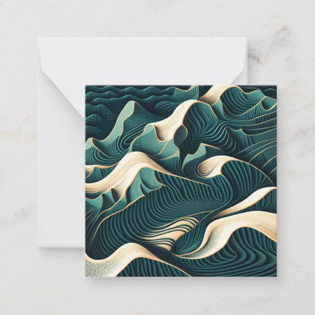 Tarjeta Pequeña Flowing Harmony (Anverso)