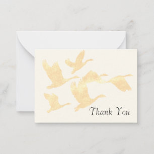 Tarjeta Pequeña Flying Geese Wild