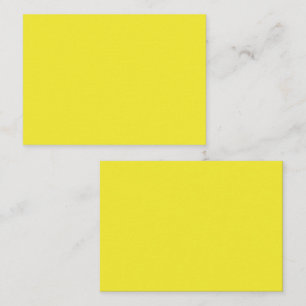 Tarjeta Pequeña Fondo amarillo sólido vibrante