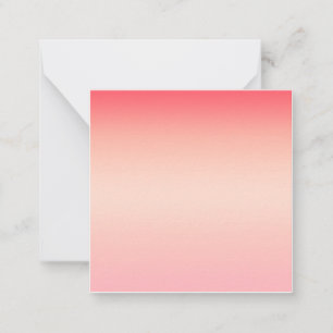 Tarjeta Pequeña Fondo de degradado de color rojo y amarillo rosa