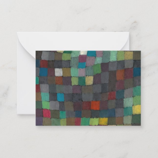 Tarjeta Pequeña Foto de May de Paul Klee (Anverso)