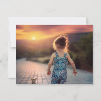 Tarjeta Pequeña Foto personalizada personalizada