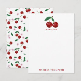 Tarjeta Pequeña Fresas rojas botánicas, vegetación y flores de cer