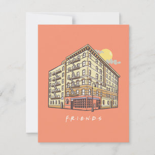 Tarjeta Pequeña FRIENDS™   Edificio del apartamento de Monica