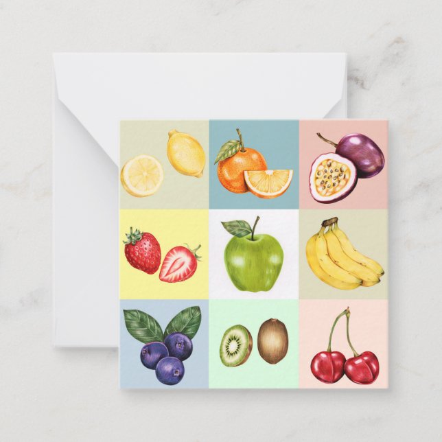 Tarjeta Pequeña Fruta (Anverso)